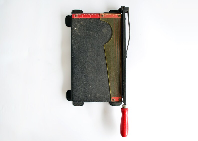 Vintage Chandler All Steel Decorative Edge Paper Cutter / Etsy