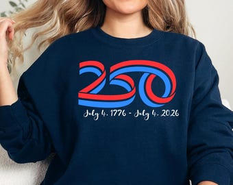 Sudadera USA 250, Día de la Independencia, Sudadera con capucha America 250, Camiseta para celebrar el 250.º aniversario, Camiseta con la bandera de EE. UU., Camiseta del 4 de julio, Regalo patriótico