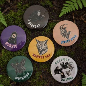 Badges Cryptid - Respectez les habitants