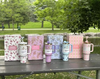 Stanley 40oz Floral Quencher Tumbler | Limited Pastel Edition Travel Mug