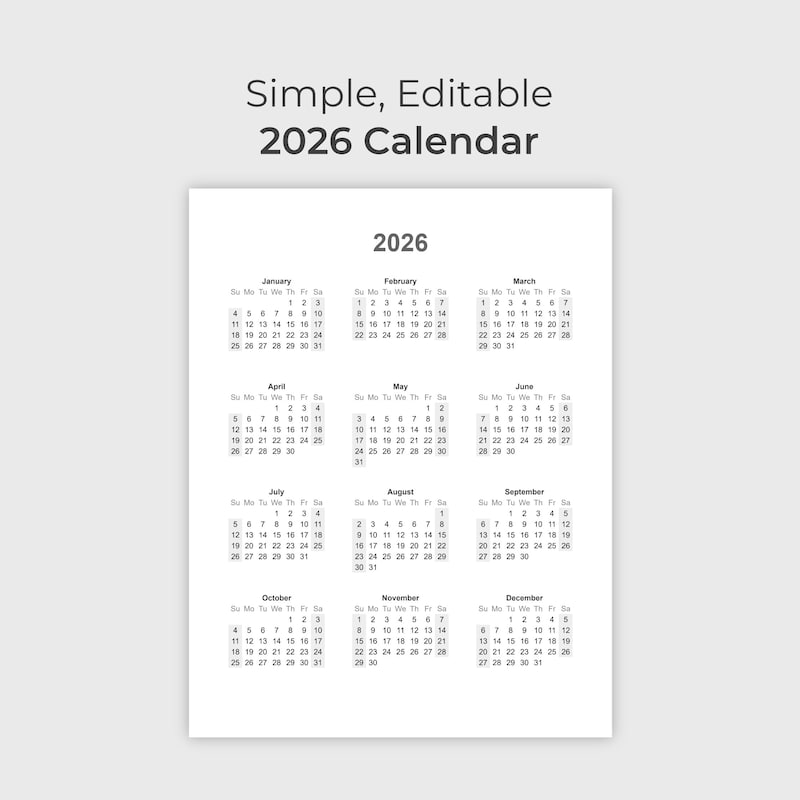 Word Wall Calendars - Etsy UK