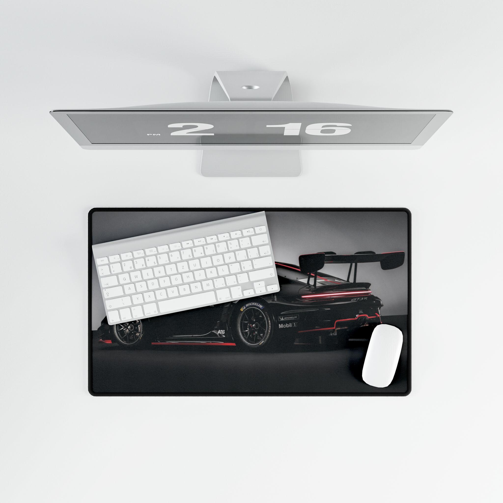 Porsche GT3 Racing Desk Mouse Pad | Porsche Racing Car Desk Mat | Large ...