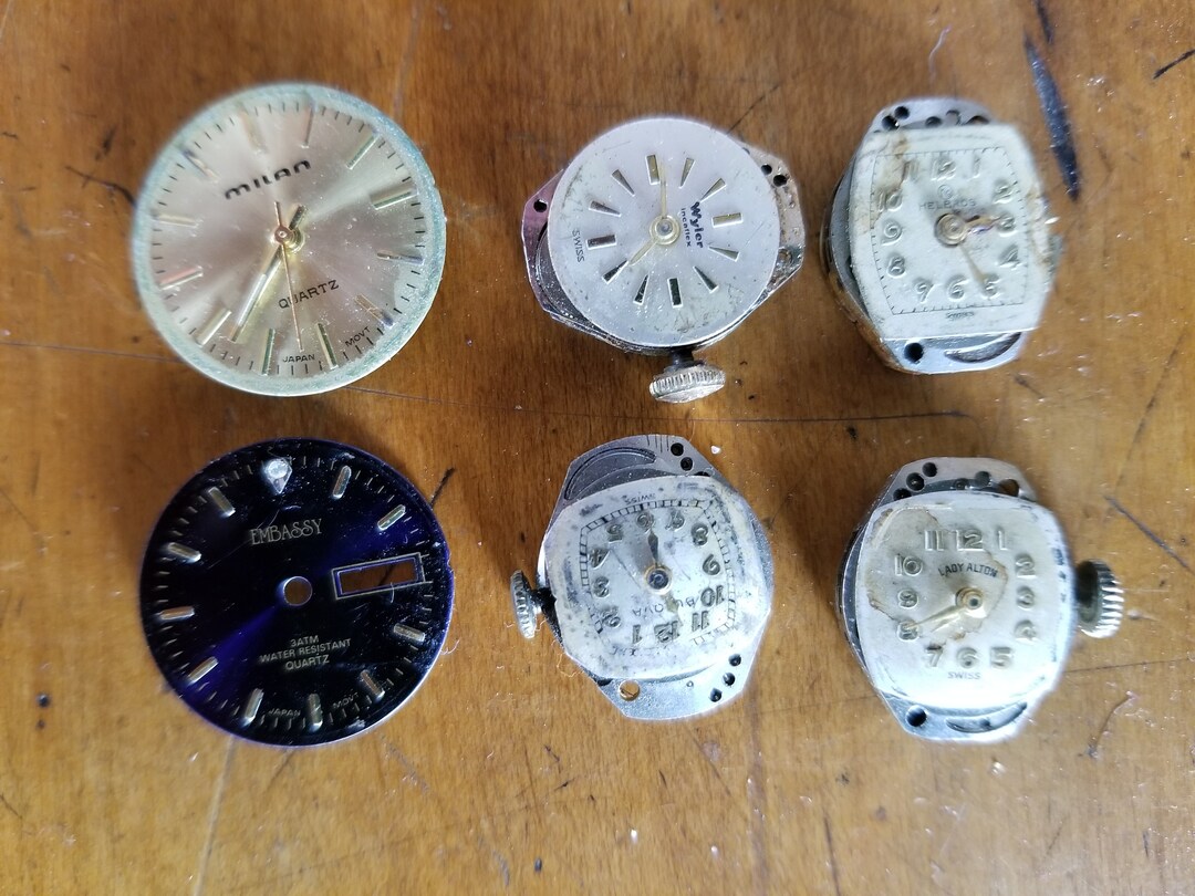 6 Old Watch Faces and Parts WP1 Etsy