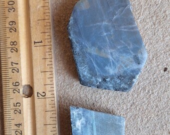 2 Spectrolite Slabs Small Blue Vintage  SP3