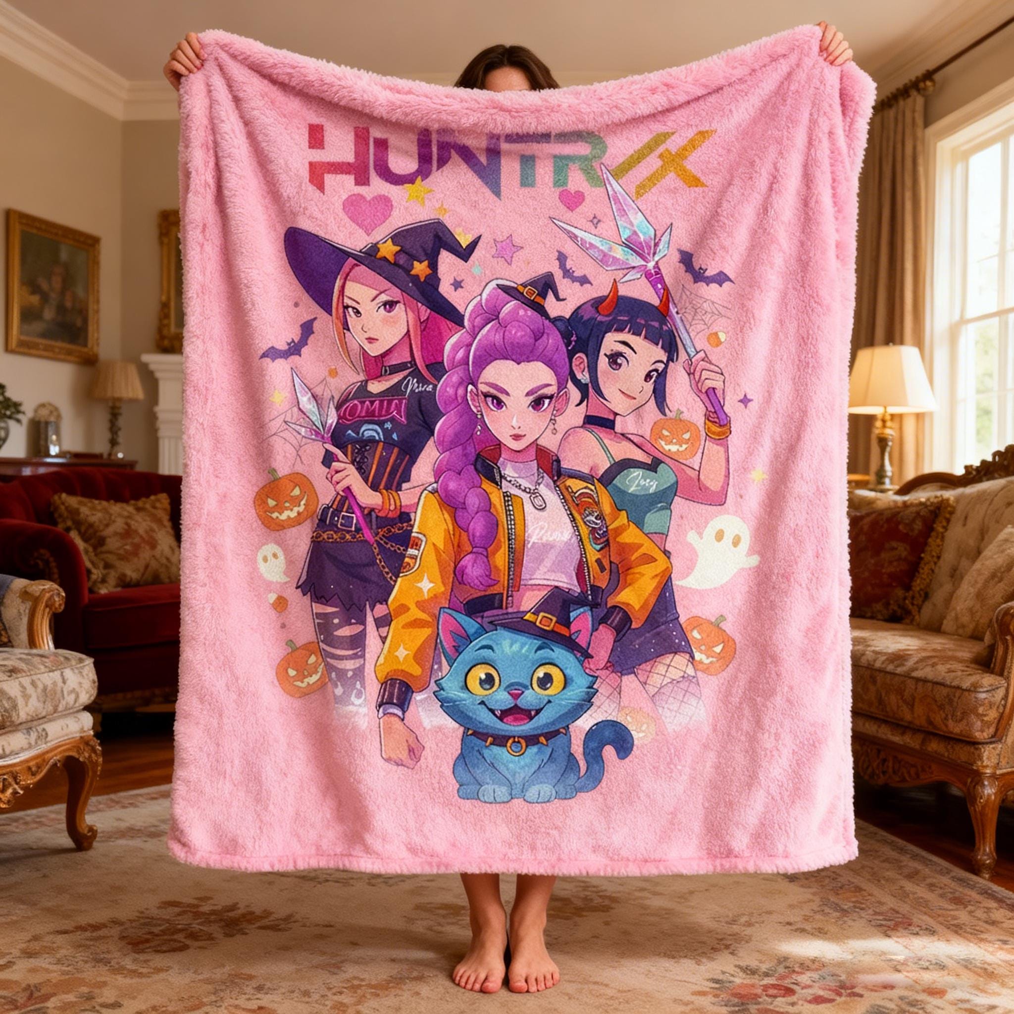 Kpop demon hunters blanket - Etsy 日本