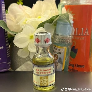 Six Flowers Perfume – Ritual Oil for Blessings, Aura Cleansing & Energetic Harmony (10ml)