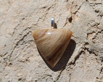 Chocolate Onyx Crystal Necklace Pendant