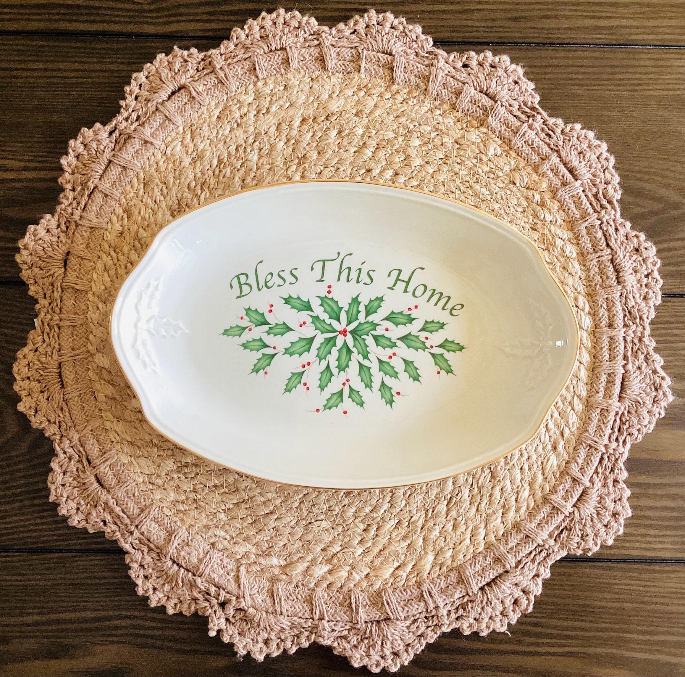 Bless This  置物 Porcelain Bless This Home - Etsy