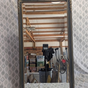 antique framed mirror