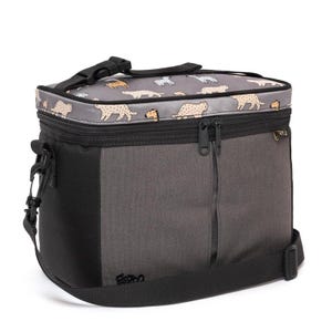 Rectangular Insulated Lunch Box with African Wildlife Design – Large Capacity, Durable and Easy to Clean