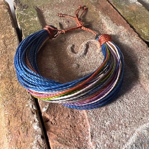 earth rainbow Blessing Bracelet by Hypknotica