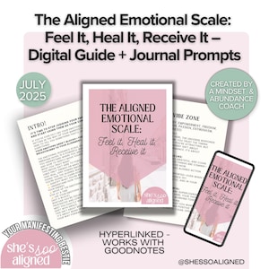 Emotional Guidance Scale: Digital Guide + Journal Prompts (PDF Download)