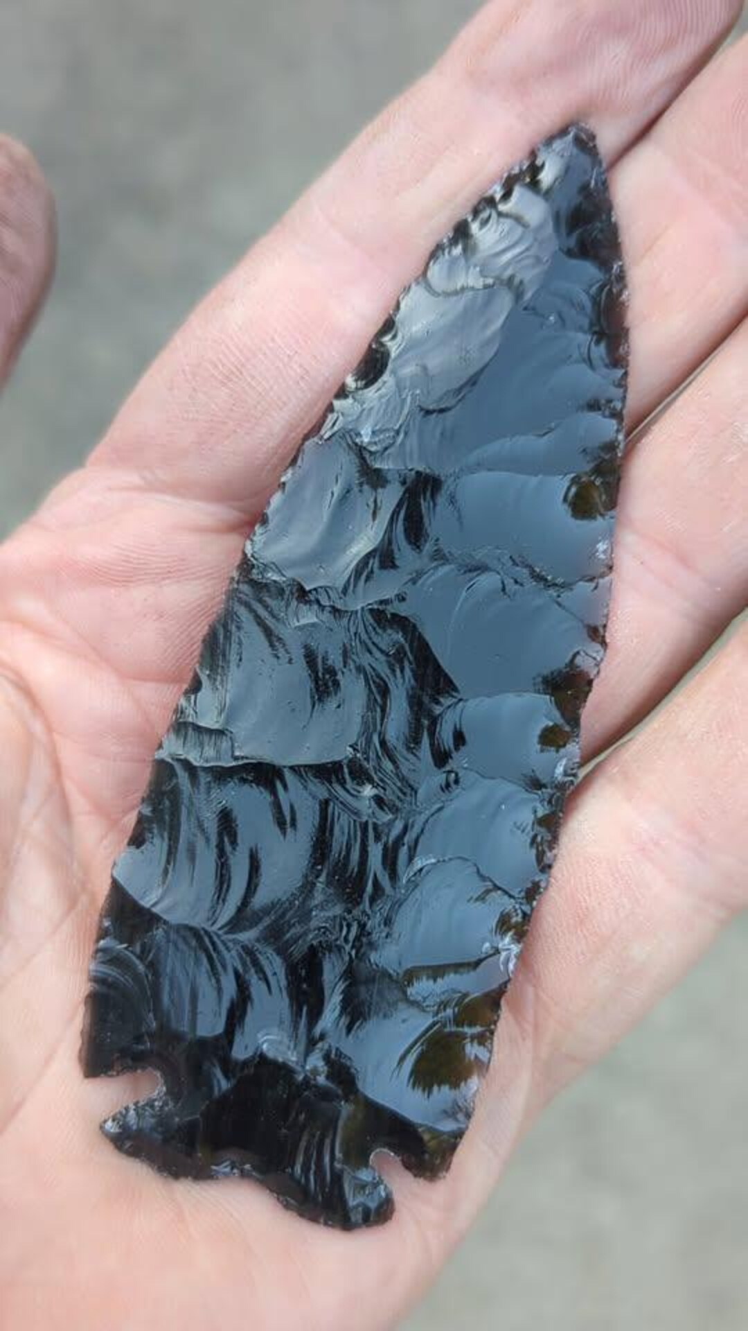 Buy Obsidian Knife or Spear Point - Glass From Glass Buttes, Oregon ...