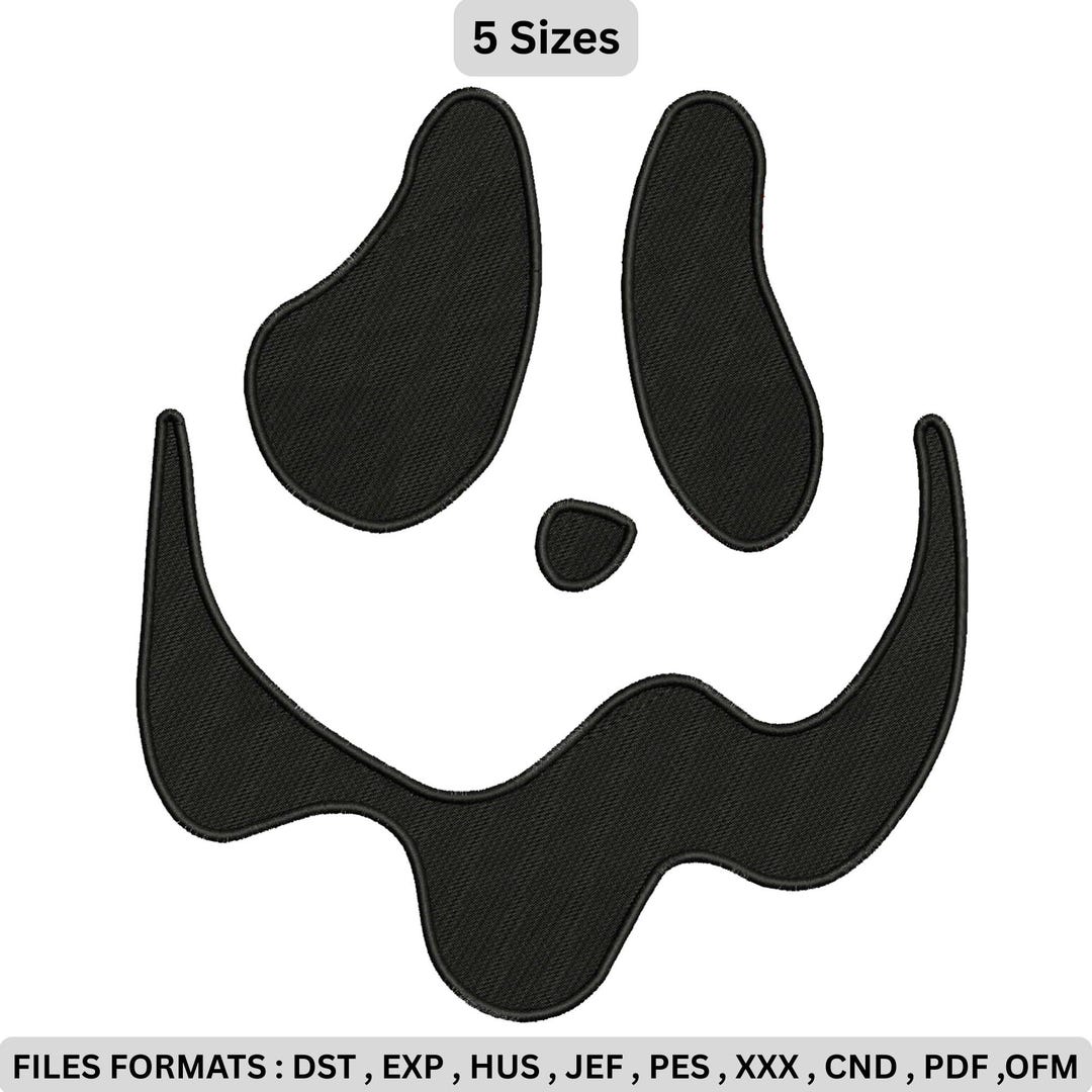 Goofy Jack O' Lantern Embroidery Design: Halloween Pumpkin Face ...