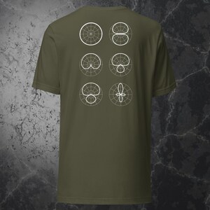 Mikrofon Polar Pattern Tee – Ljudteknikerreferenströja för ljuddesigners