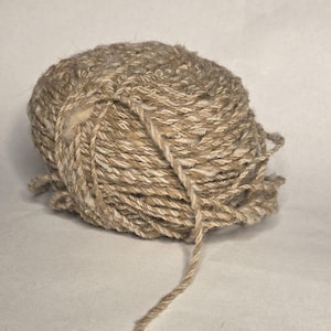 Olive Green Handspun Yarn 2.7 Oz