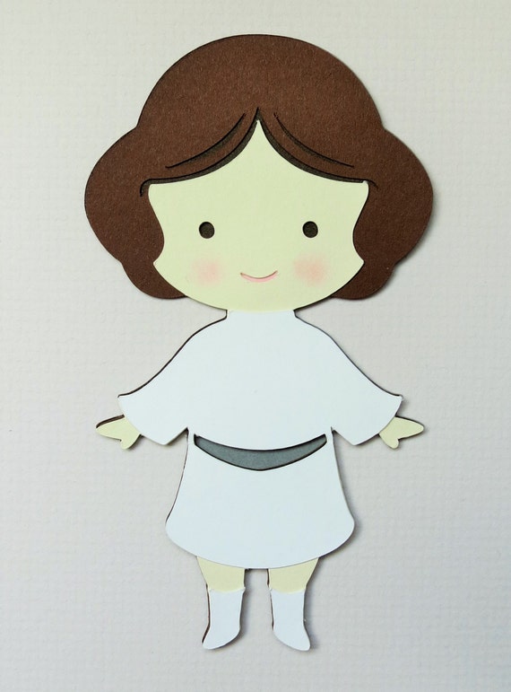 Star Wars Luke Skywalker Paper Die Cut Scrapbook Embellishment