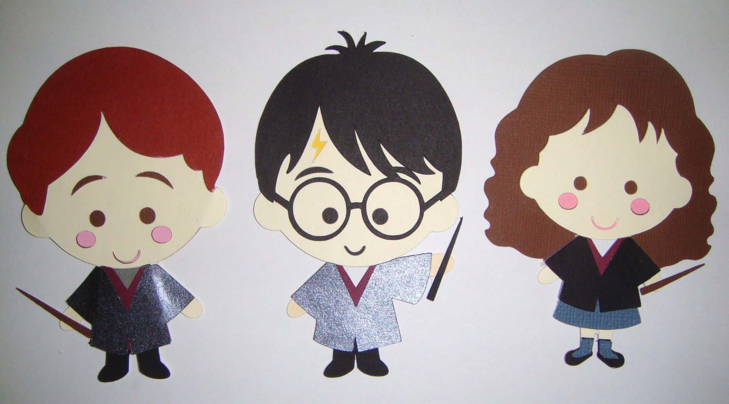 Harry Potter and Friends Paper Die Cut Paper Doll Scrapbook | Etsy