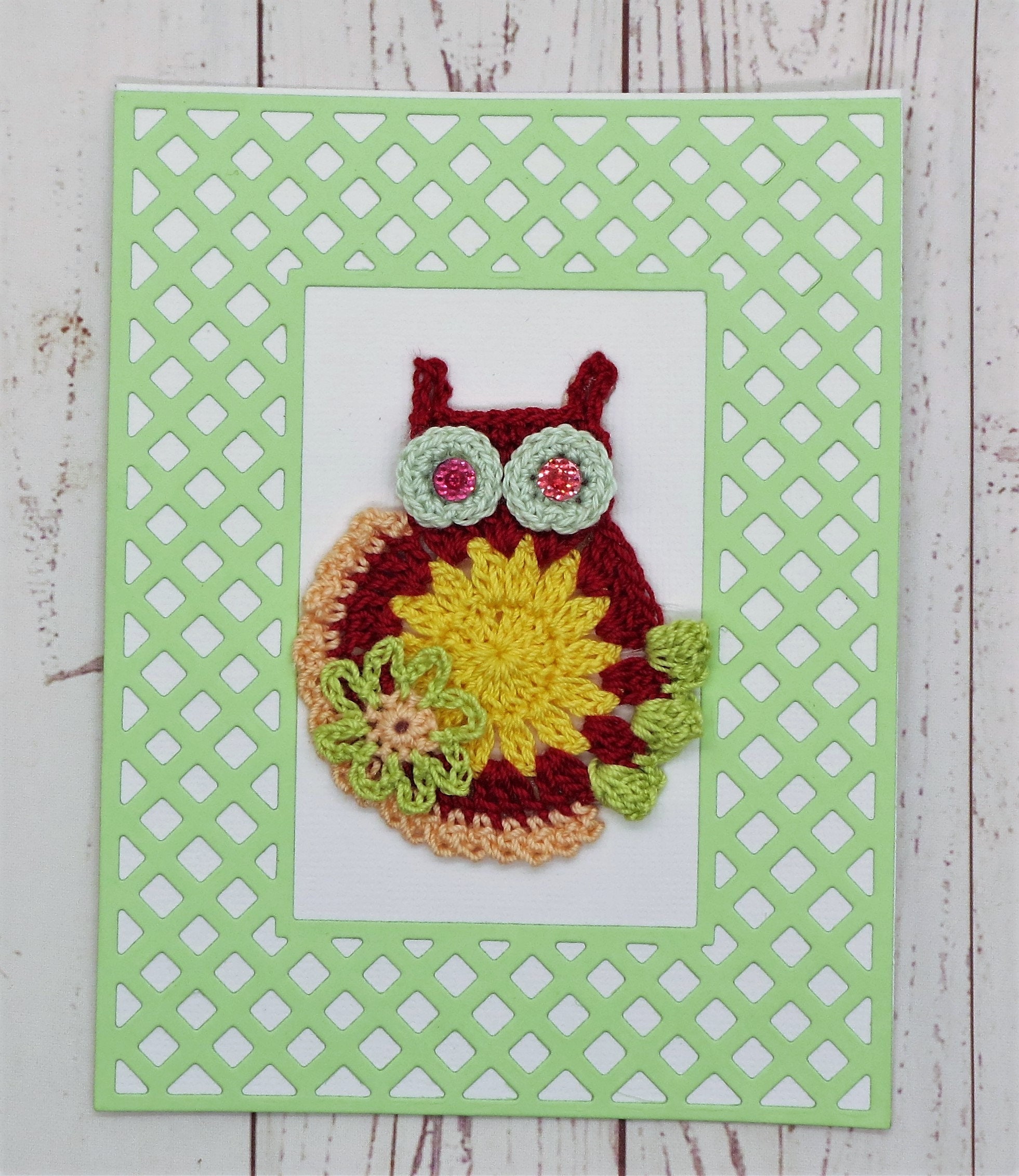 Craft Embellishments: Bright Owls - 6pc Craft Embellishments: Bright Owls - 6pc