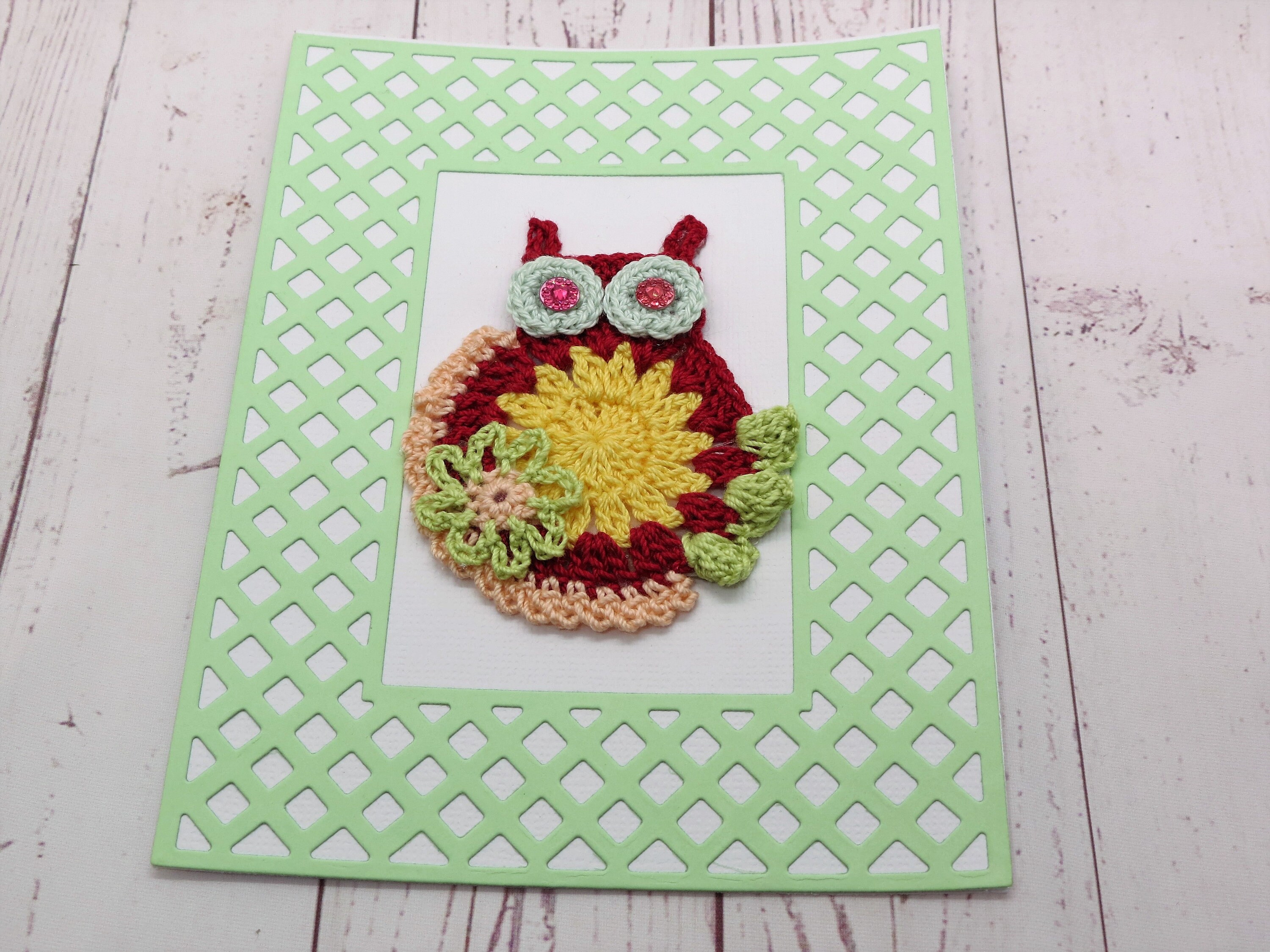 Craft Embellishments: Bright Owls - 6pc Craft Embellishments: Bright Owls - 6pc