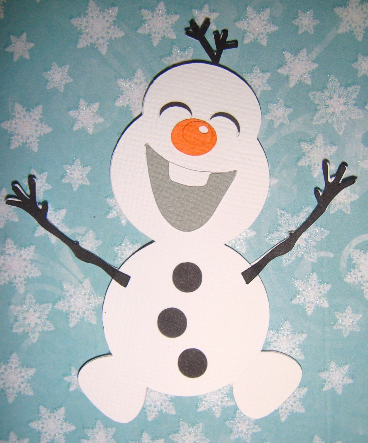 Frozen Anna & Elsa and Olaf Paper Die Cut Paper Doll Scrapbook ...