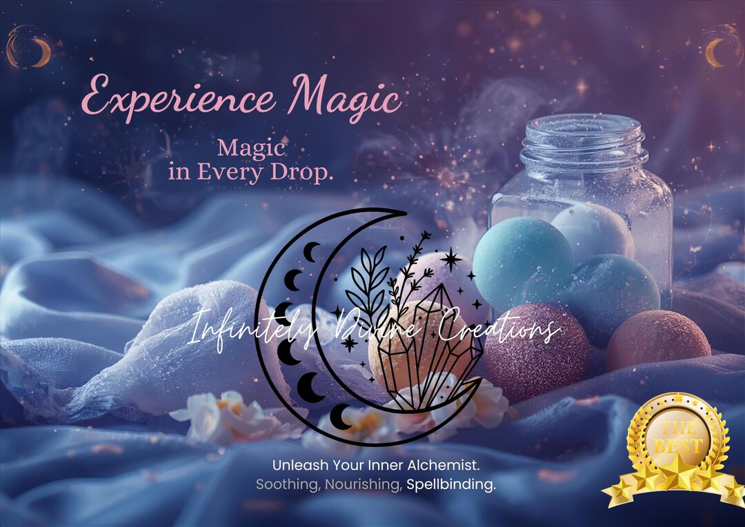 Enchanted Spell Bath Bombs (self-care, Love, Protection, Prosperity ...