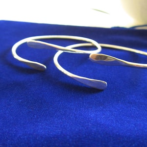 West Indian Sterling Silver Bangles, Simple & Sensual