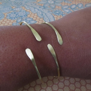 Hand Forged West Indian Brass Bangle bracelets. image 4