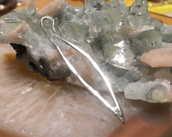 Super Slim Silver Manetamer for locs 1.5 mm