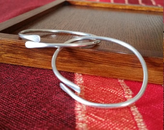 Sterling silver Baby Bangles (set of 2)