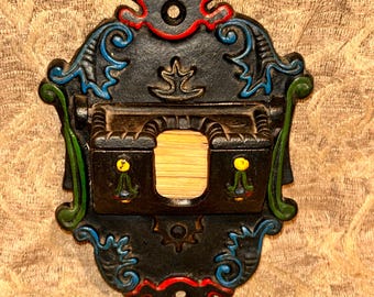 Streichholzhalter Wilton Gusseisen Vintage