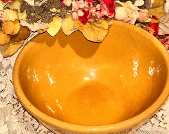 Ciotola grande in ceramica vintage per mescolare