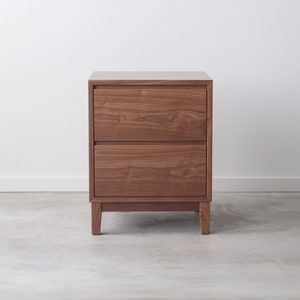 Hayward Nightstand / Bedside Table - Two Drawers - Available in other woods