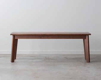 Ventura Bench - Solid Wood - Customizable