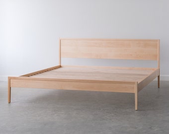 Garfield Bed Frame - Solid Wood - Available in other woods