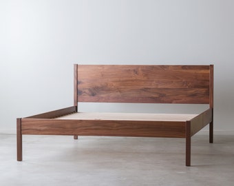 Solid Wood Berkeley Bed Frame and Headboard - Available in other woods