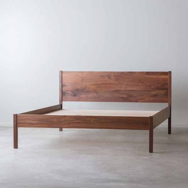 Solid Wood Berkeley Bed Frame and Headboard - Available in other woods