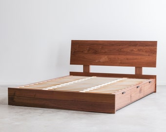 Hudson Bed - Solid wood w/Drawers