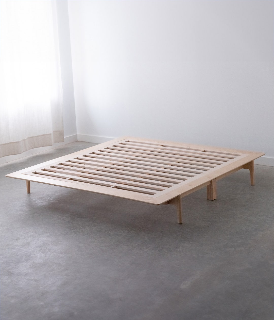 Everlane home classic framed cheap wood platform bed