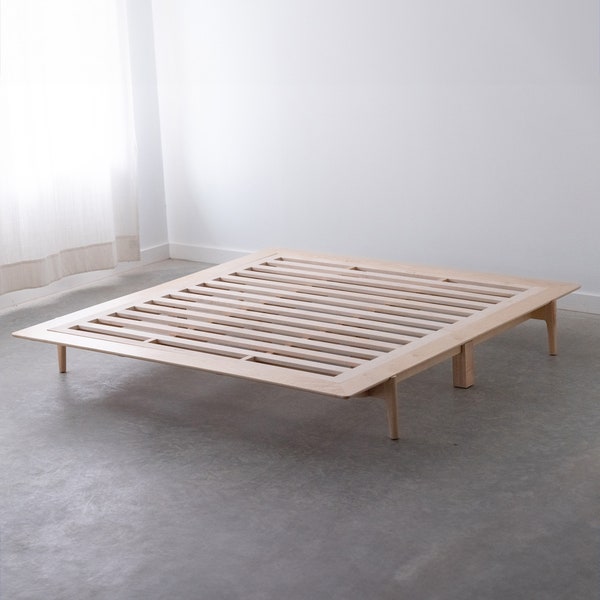 Solid Wood Platform Bed Frame - Available in other woods