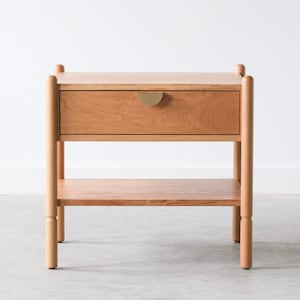 Sawyer Nightstand - Solid Wood - Available in Other Woods