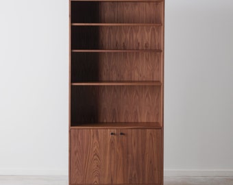 Douglas Tall Bookcase - Solid Walnut - with adjustable shelves