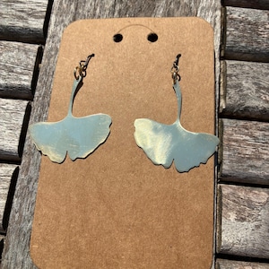 Ginkgo Leaf Earrings