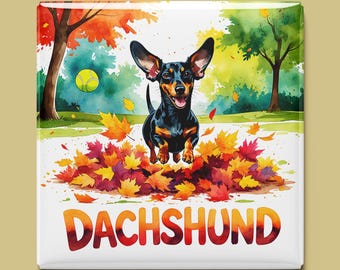 Dachshund Magnet | 6 funny designs to choose from | Handmade in Germany | Gift idea for dog lovers and dachshund enthusiasts | Dog motif