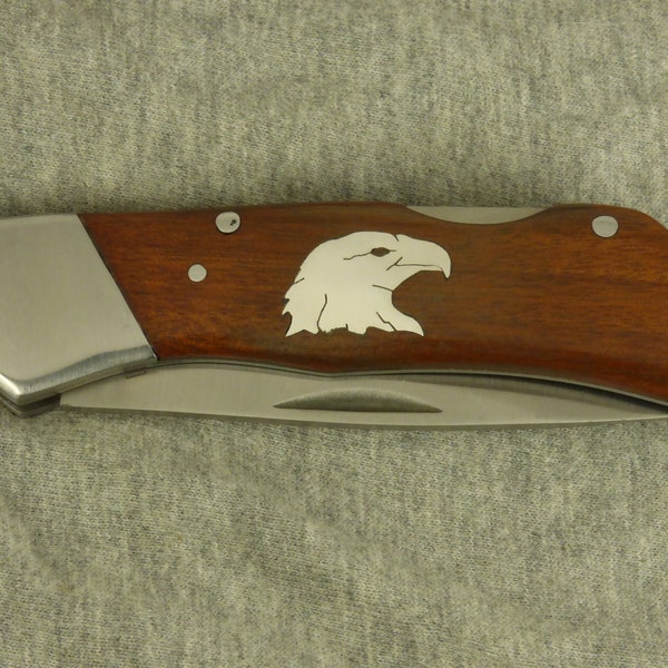 Silver Eagle Knife Etsy