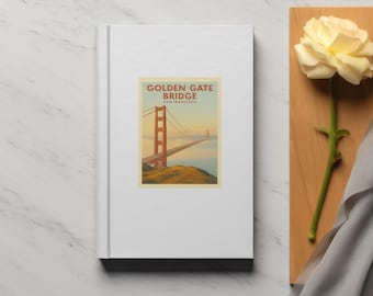 Golden Gate Bridge, San Francisco Kiss Cut Vinyl Sticker