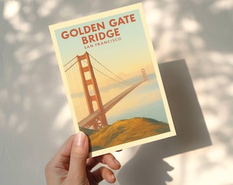 San Fransisco, Golden Gate Bridge Postcard