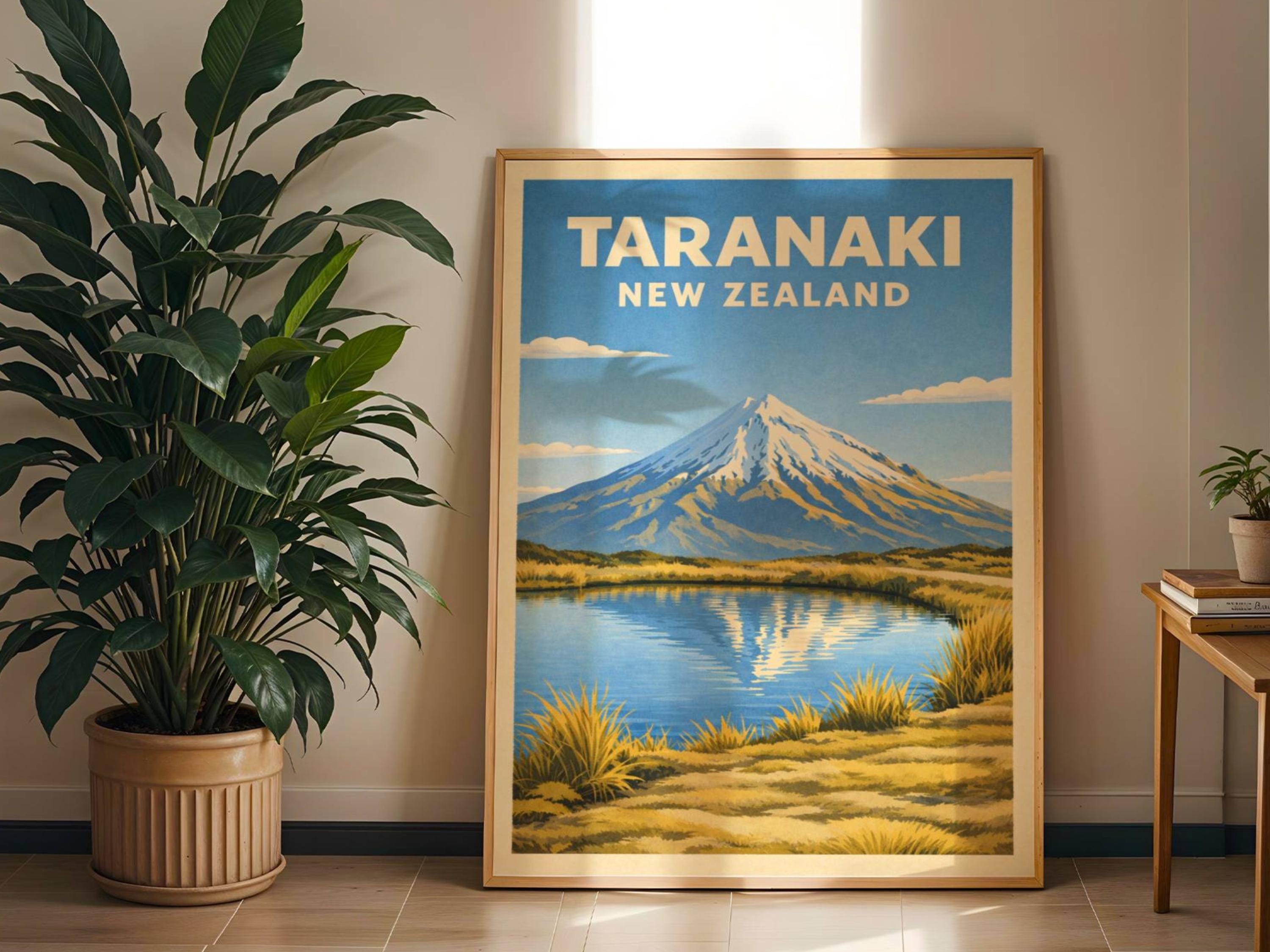 Mount Taranaki Art - Etsy New Zealand