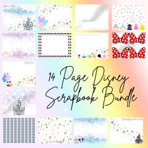 Disney Princess Scrapbook Kit | Printable Fairytale Journal (PDF)