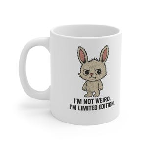 Limited Edition Cute Bunny Mug - Perfect for Gifts, Coffee Lovers, Collectors, Easter, Quirky Home Decor